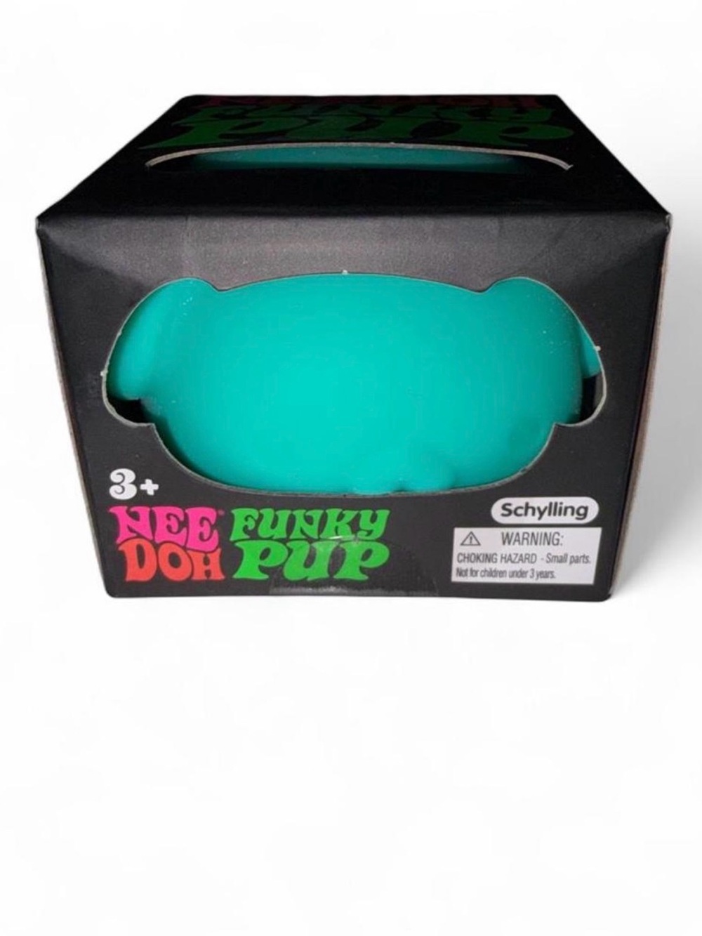 NEW Schylling NeeDoh Funky Pup- Teal- Sensory Stress Relief Fidget Toy Squishy